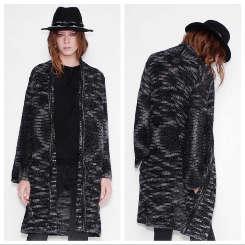 NWT $528 Zadig & Voltaire Celia Yu Alpaca Duster Cardigan